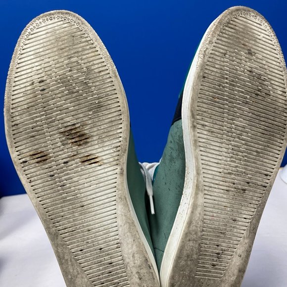 Gucci Multicolor Satin High Top Trainers - Size 8.5 - Picture 11 of 12